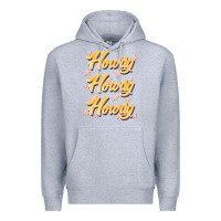 Heather Grey howdy howdy howdy Premium Hoodie - JahusDesignShop