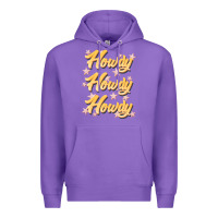 Purple howdy howdy howdy Premium Hoodie - JahusDesignShop