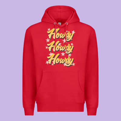 Howdy Howdy Howdy Premium Hoodie Designed By Jahusdesignshop