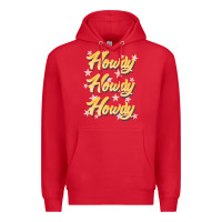 Red howdy howdy howdy Premium Hoodie - JahusDesignShop
