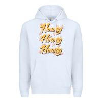 White howdy howdy howdy Premium Hoodie - JahusDesignShop