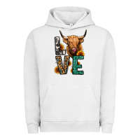 Pigment Lunar Rock love long haired cow Urban Hoodie - Jasminsmagicworld