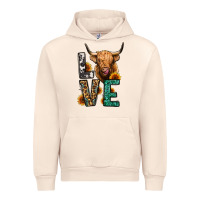Sandshell love long haired cow Urban Hoodie - Jasminsmagicworld