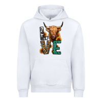 White love long haired cow Urban Hoodie - Jasminsmagicworld