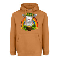 Meerkat st patricks day baby sheep shamrocks gold rainbow Heavyweight Hoodie - RanaPortraitStore