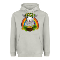 Moon Dust st patricks day baby sheep shamrocks gold rainbow Heavyweight Hoodie - RanaPortraitStore