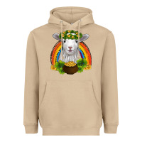 Mushroom st patricks day baby sheep shamrocks gold rainbow Heavyweight Hoodie - RanaPortraitStore