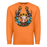 Carrot western horseshoe skull Premium Sweatshirt - RanaPortraitStore