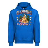 Cobalt glamping crew Urban Hoodie - NancyCooperArtShop