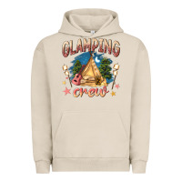 Pigment French Oak glamping crew Urban Hoodie - NancyCooperArtShop