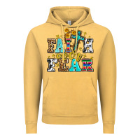 Vintage Mustard faith over fear with cross and sunflowers Vintage Hoodie - AdoDesignShop
