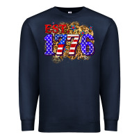 Navy est. 1776 4th of july Premium Sweatshirt - Zillion Design Studio