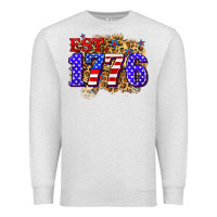 Oatmeal Heather est. 1776 4th of july Premium Sweatshirt - Zillion Design Studio