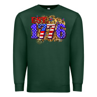 Sports Green est. 1776 4th of july Premium Sweatshirt - Zillion Design Studio