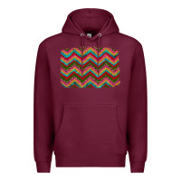 Burgundy cinco de mayo glitter Premium Hoodie - Artiststas