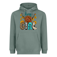Sage hay girl Heavyweight Hoodie - Zillion Design Studio