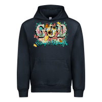 Navy god is my refugee and strength Urban Hoodie - NancyCooperArtShop