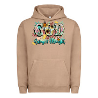 Pigment Burro god is my refugee and strength Urban Hoodie - NancyCooperArtShop