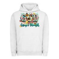 Pigment Lunar Rock god is my refugee and strength Urban Hoodie - NancyCooperArtShop
