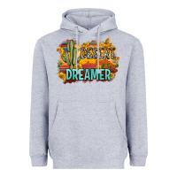 Heather Grey desert dreamer Heavyweight Hoodie - Zillion Design Studio