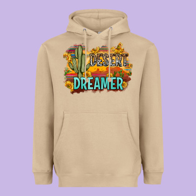 Desert Dreamer Heavyweight Hoodie Designed By Zillion Design Studio