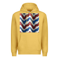 Antique Gold 4th july stripes seamless pattern Premium Hoodie - BundleAndBundleShop