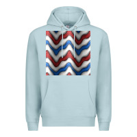 Blue Mist 4th july stripes seamless pattern Premium Hoodie - BundleAndBundleShop