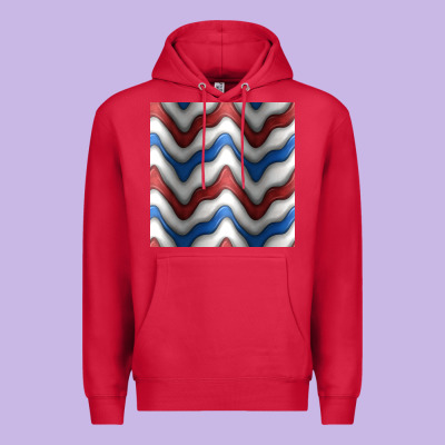 4th July Stripes Seamless Pattern Premium Hoodie Designed By Bundleandbundleshop