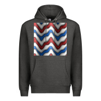 Charcoal Heather 4th july stripes seamless pattern Premium Hoodie - BundleAndBundleShop