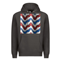 Smoke 4th july stripes seamless pattern Premium Hoodie - BundleAndBundleShop