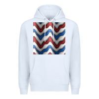 White 4th july stripes seamless pattern Premium Hoodie - BundleAndBundleShop