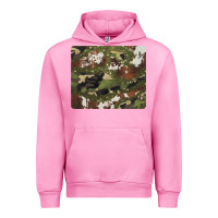 Fuchsia Pink black and brown cowhide camouflage Urban Hoodie - BarkalooDesign