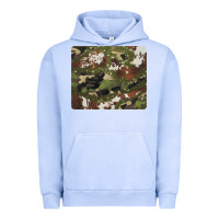 Pigment Grape Ice black and brown cowhide camouflage Urban Hoodie - BarkalooDesign