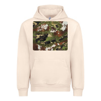 Sandshell black and brown cowhide camouflage Urban Hoodie - BarkalooDesign