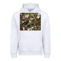 White black and brown cowhide camouflage Urban Hoodie - BarkalooDesign