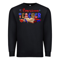 Black American teacher Premium Sweatshirt - Zillion Design Studio