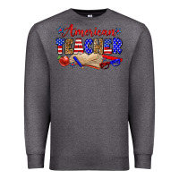 Charcoal Heather American teacher Premium Sweatshirt - Zillion Design Studio