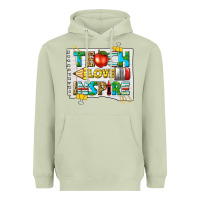 Matcha teach love inspire Heavyweight Hoodie - texasbilliewilder