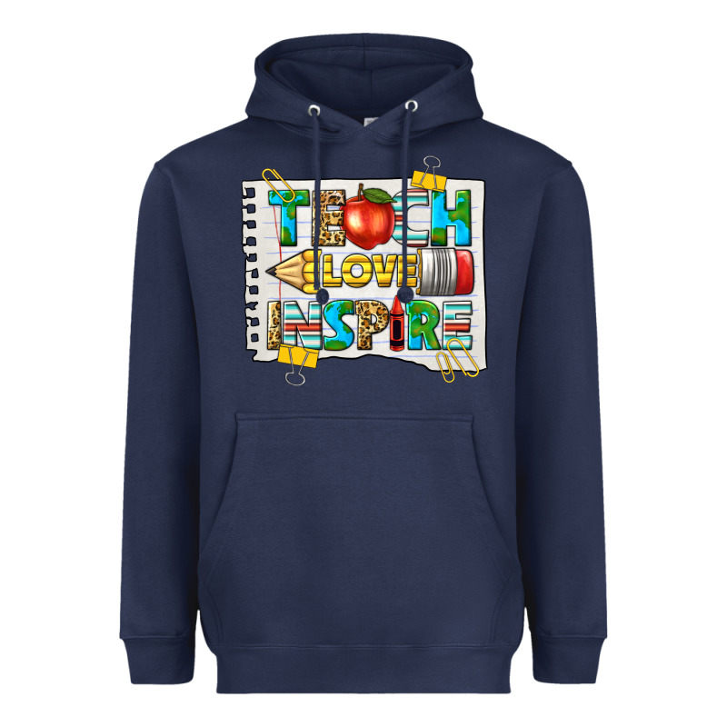 Teach Love Inspire Heavyweight Hoodie by texasbilliewilder | Teevron