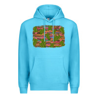 Ocean Blue cinco de mayo cactus Premium Hoodie - Artiststas