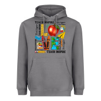 Storm teach love inspire teacher Heavyweight Hoodie - texasbilliewilder