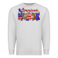 Dove Grey American nurse Premium Sweatshirt - Zillion Design Studio
