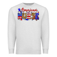 Oatmeal Heather American nurse Premium Sweatshirt - Zillion Design Studio