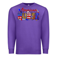 Purple American nurse Premium Sweatshirt - Zillion Design Studio