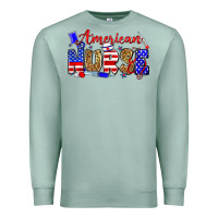 Seafoam American nurse Premium Sweatshirt - Zillion Design Studio
