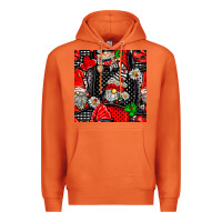 Carrot ladybug gnomes seamless pattern Premium Hoodie - BundleAndBundleShop