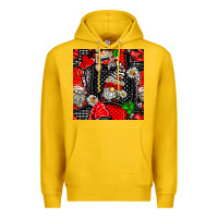 Lemon ladybug gnomes seamless pattern Premium Hoodie - BundleAndBundleShop