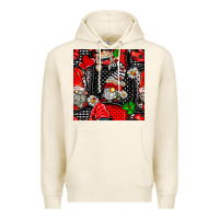 Tofu ladybug gnomes seamless pattern Premium Hoodie - BundleAndBundleShop