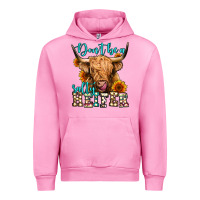 Fuchsia Pink don't be a salty heifer long haired cow Urban Hoodie - Jasminsmagicworld