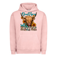 Pigment Salmon don't be a salty heifer long haired cow Urban Hoodie - Jasminsmagicworld